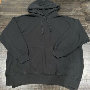 American Eagle Outfitters Classic Black Hoodie | Jegging Fit Size: M Oversized